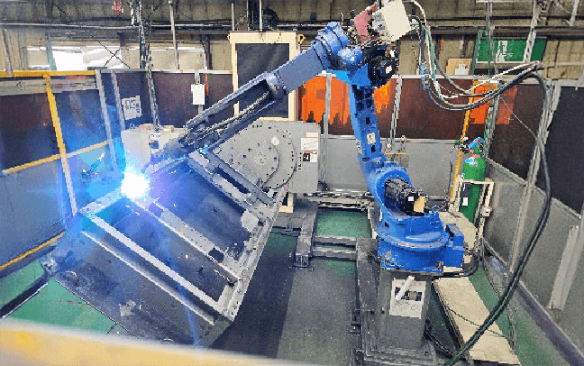 ロボット溶接工程